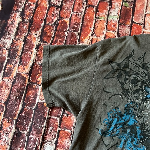 Men's Skulls Iron Cross T-Shirt Size XL - Picture 4 of 10